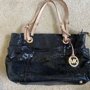 Michael kors python Jet Set